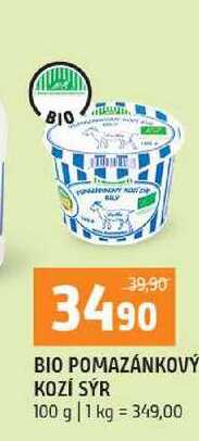 BIO POMAZÁNKOVÝ KOZÍ SÝR 100 g