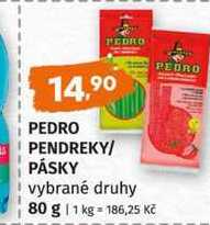 PEDRO PENDREKY PÁSKY vybrané druhy 80 g