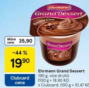 Ehrmann Grand Dessert, 190 g
