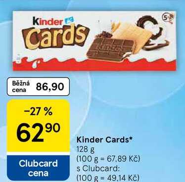 Kinder Cards, 128 g