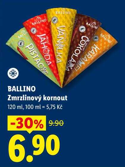 BALLINO Zmrzlinový kornout, 120 ml 