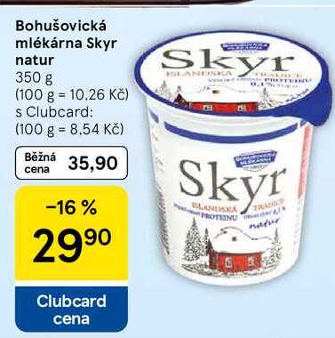 Bohušovická mlékárna Skyr natur, 350 g