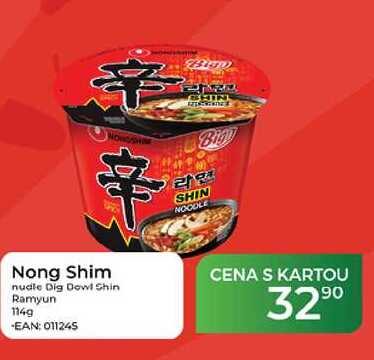 Nong Shim nudle Dig Dowl Shin Ramyun 114 g