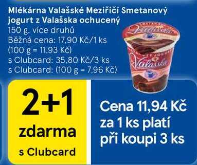 Mlékárna Valašské Meziříčí Smetanový jogurt z Valašska ochucený, 150 g