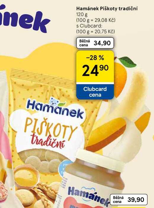 Hamánek Piškoty tradiční, 120 g
