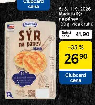 Madeta Sýr na pánev, 100 g
