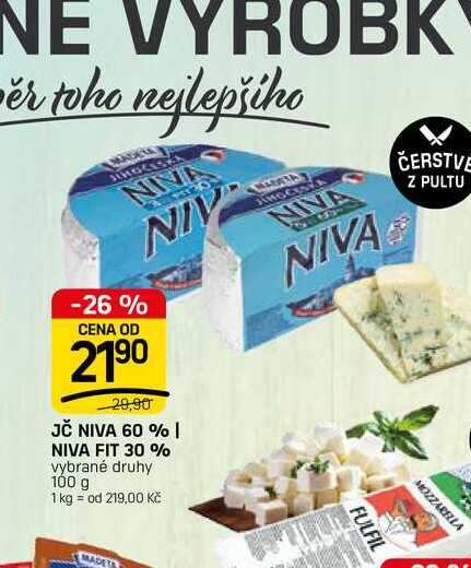 JČ NIVA 60 % | NIVA FIT 30% vybrané druhy 100 g