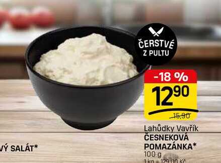 ČESNEKOVÁ POMAZÁNKA* 100 g