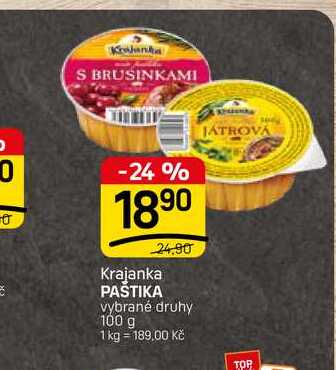 PAŠTIKA vybrané druhy 100 g