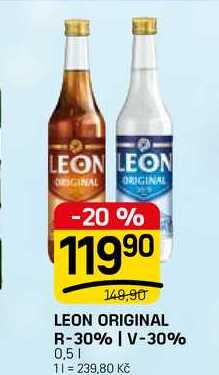 LEON ORIGINAL R-30% V-30% 0,5l