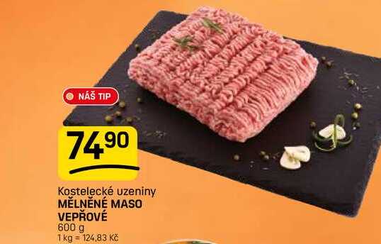 MĚLNĚNÉ MASO VEPŘOVÉ 600 g 