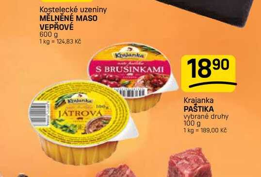 PAŠTIKA vybrané druhy 100 g