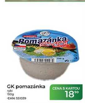 Pomazánka GK pomazánka rybi 150g 