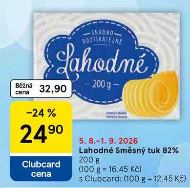 Lahodné Směsný tuk 82%, 200 g 
