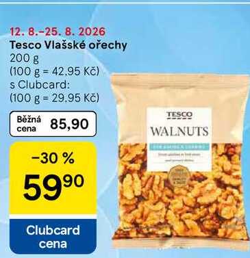 Tesco Vlašské ořechy, 200 g