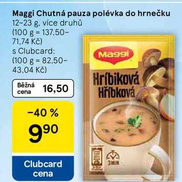 Maggi Chutná pauza polévka do hrnečku, 12-23 g, více druhů