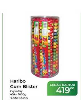 Haribo Gum Blister žvýkačky 40ks, 1600g