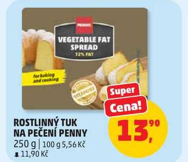 ROSTLINNÝ TUK NA PEČENÍ PENNY, 250 g 