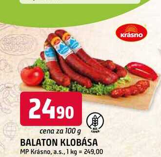 BALATON KLOBÁSA 100g