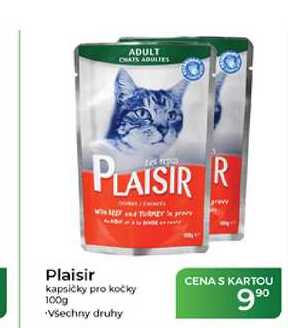 Plaisir kapsičky pro kočky 100g