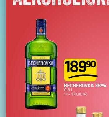 BECHEROVKA 38% 0,5l