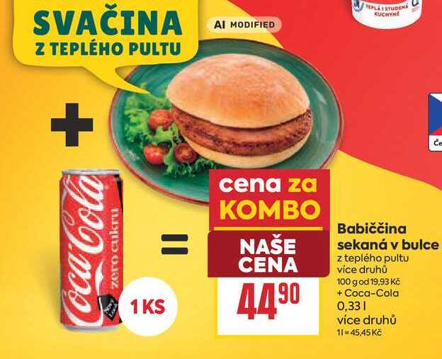 Babiččina sekaná v bulce 100g