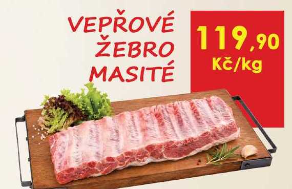 Vepřové žebro 1kg