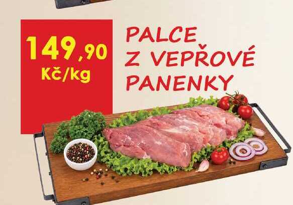 Palce z vepřové panenky 1kg