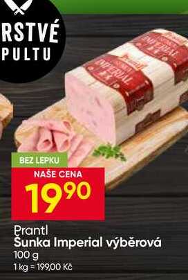 Prantl Šunka Imperial výběrová 100 g