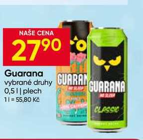 GUARANA 0,5l plech
