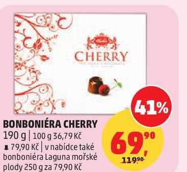 BONBONIÉRA CHERRY, 190 g