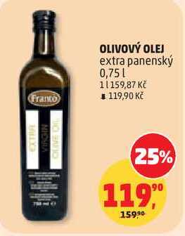 OLIVOVÝ OLEJ extra panenský, 0,75 l