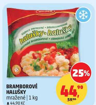 BRAMBOROVÉ HALUŠKY mražené, 1 kg