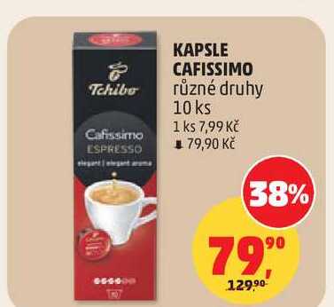 KAPSLE CAFISSIMO různé druhy, 10 ks