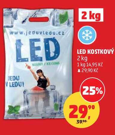 LED KOSTKOVÝ, 2 kg