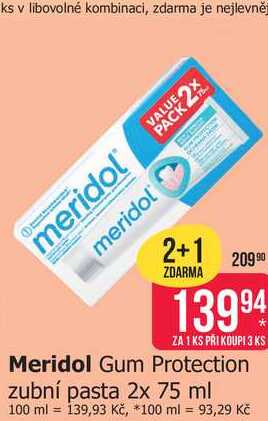 Meridol Gum Protection zubní pasta 2x 75 ml