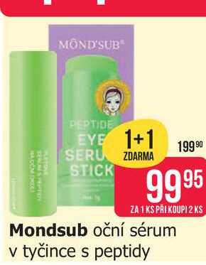 Mondsub oční sérum tyčince s peptidy