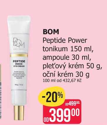 BOM Peptide Power tonikum 150 ml