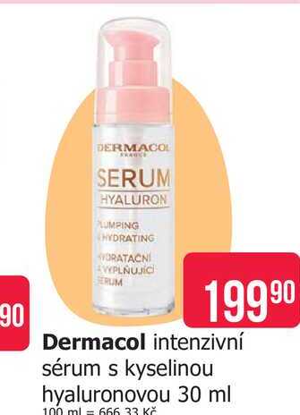 Dermacol intenzivní sérum s kyselinou hyaluronovou 30 ml