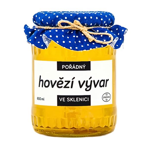 Pořádně ve sklenici Hovězí vývar