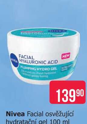 Nivea Facial osvěžující hydratační gel 100 ml