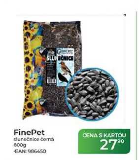 FinePet slunečnice černá 800g