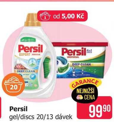 Persil gel/discs 20/13 dávek