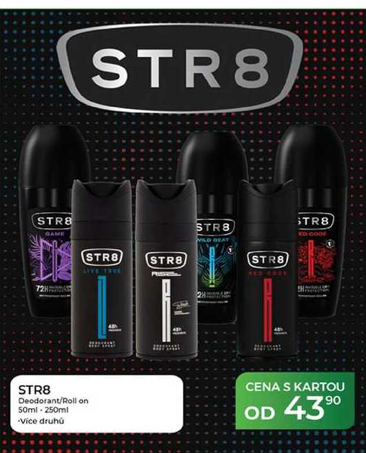 STR8 Deodorant/Roll on 50ml-250ml