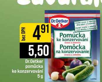 Dr.Oetker pomůcka ke konzervování 5g