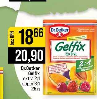 Dr.Oetker Gelfix extra 2:1 super 3:1 25 g