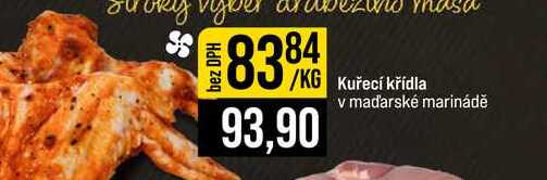 Kuřecí křídla v maďarské marinádě 1kg
