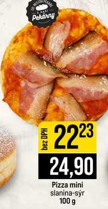 Pizza mini slanina-sýr 100 g