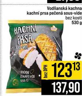 Vodňanská kachna kachní prsa pečená sous-vide 530 g