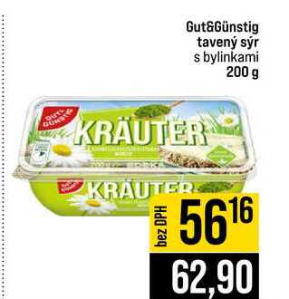 Gut&Günstig tavený sýr s bylinkami 200 g